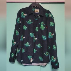 RSVLTS Ghostbusters Slimer Oxford Longsleeve Shirt